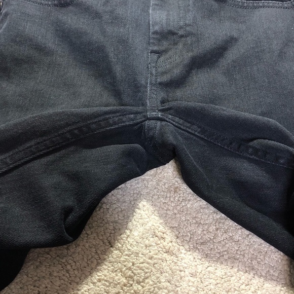 Everlane Cut Off Raw Hem Black Crop Skinny Jeans - Picture 7 of 13